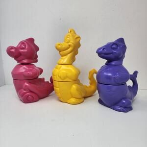 90s 1990s Vintage Tupperware Dinosaurs Mix Match Tuppertoys
